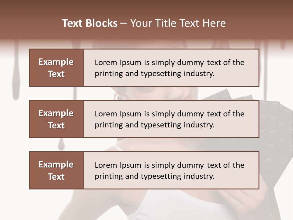 Calories Quality White PowerPoint Template