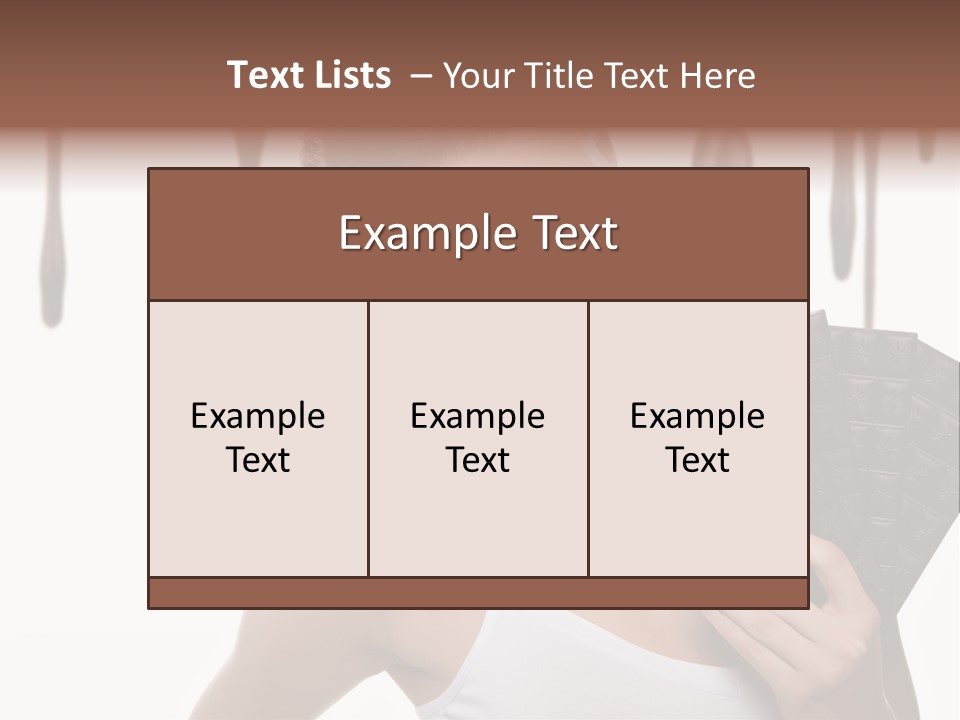 Calories Quality White PowerPoint Template