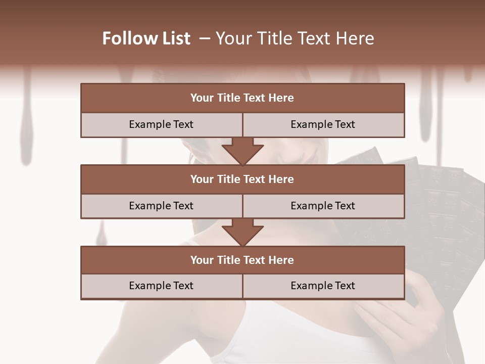 Calories Quality White PowerPoint Template