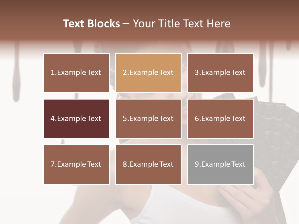 Calories Quality White PowerPoint Template