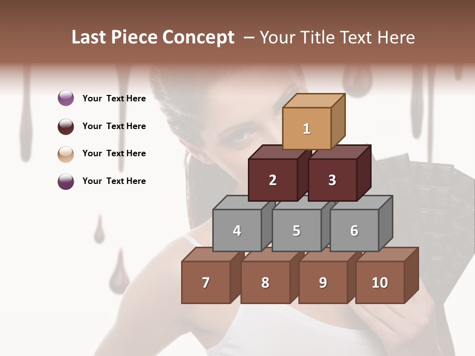 Calories Quality White PowerPoint Template