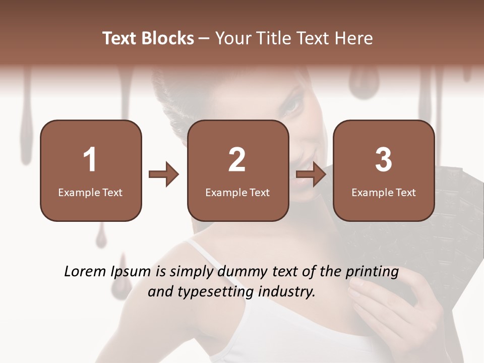 Calories Quality White PowerPoint Template