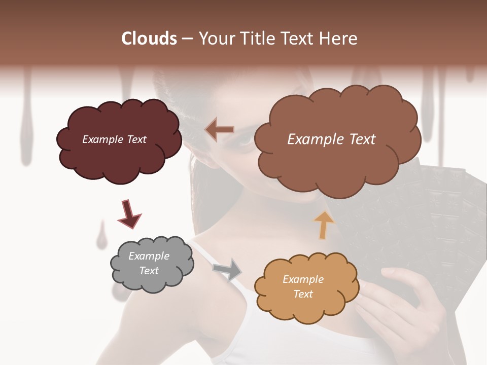 Calories Quality White PowerPoint Template