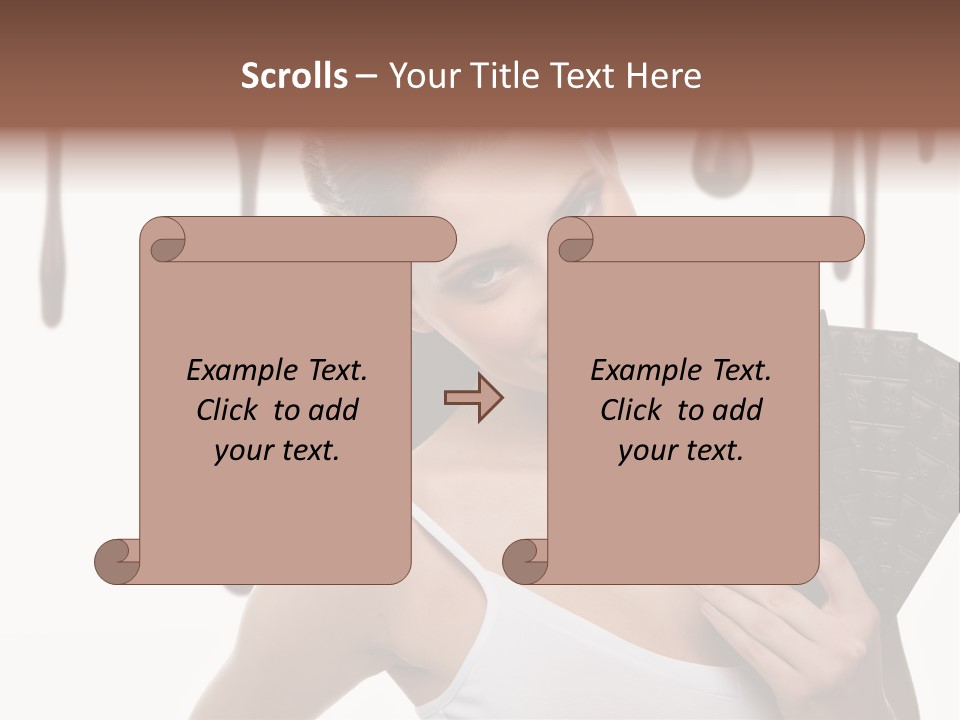 Calories Quality White PowerPoint Template