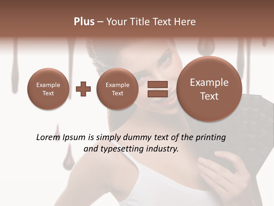Calories Quality White PowerPoint Template