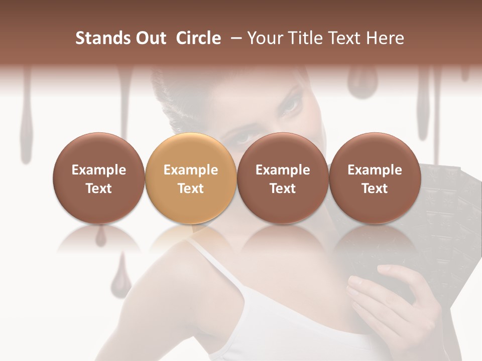 Calories Quality White PowerPoint Template