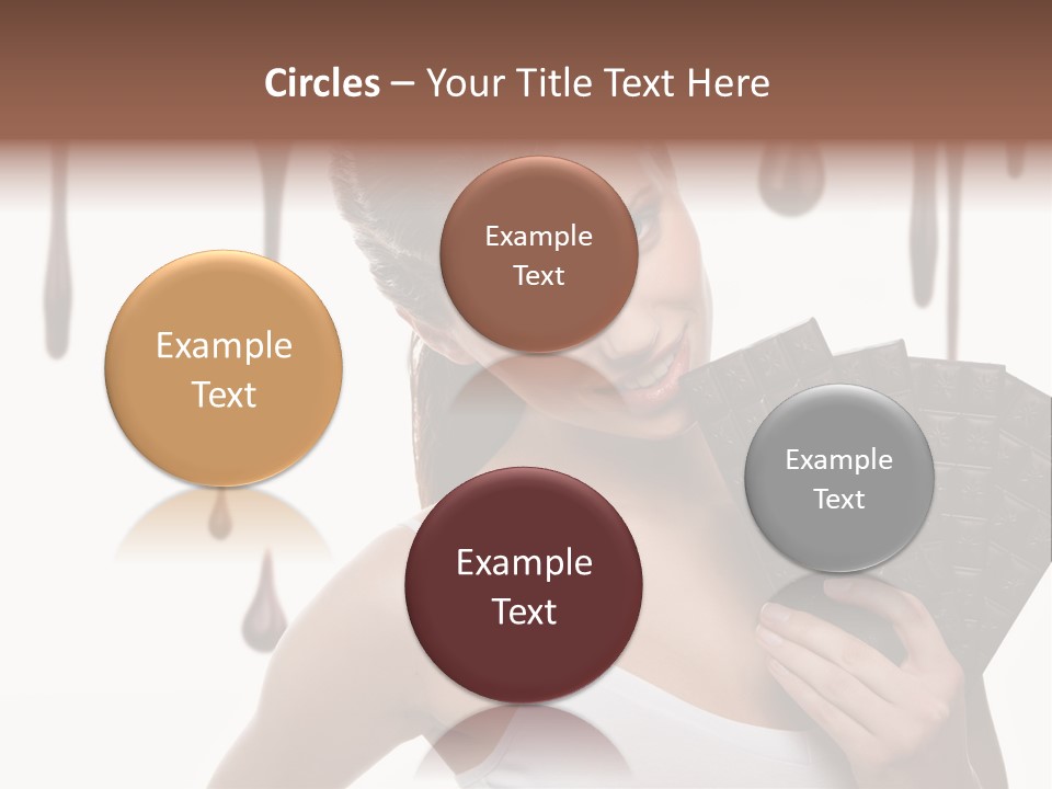 Calories Quality White PowerPoint Template