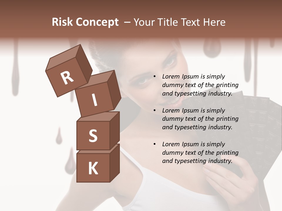 Calories Quality White PowerPoint Template