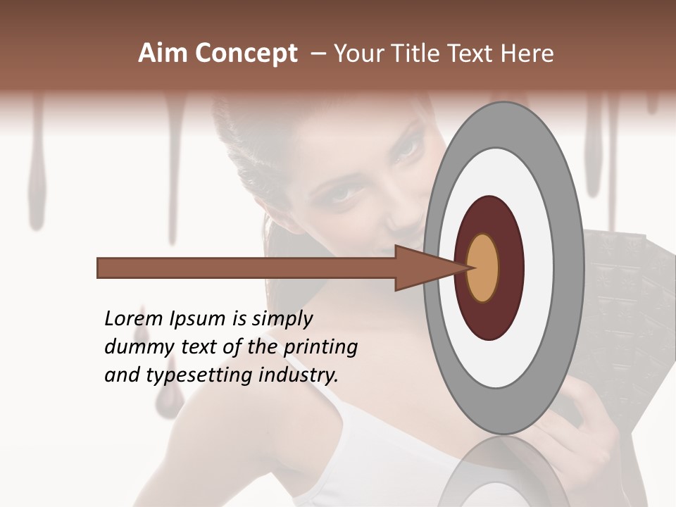 Calories Quality White PowerPoint Template