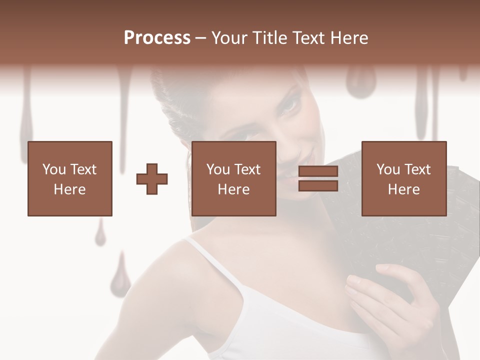 Calories Quality White PowerPoint Template