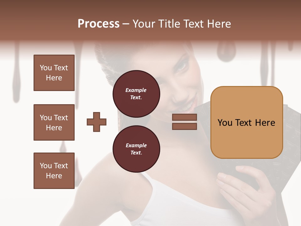 Calories Quality White PowerPoint Template