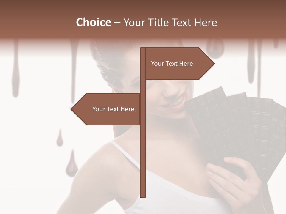 Calories Quality White PowerPoint Template