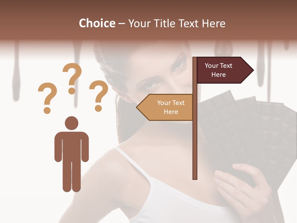 Calories Quality White PowerPoint Template