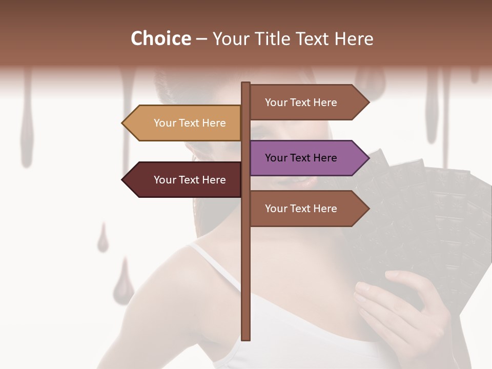 Calories Quality White PowerPoint Template