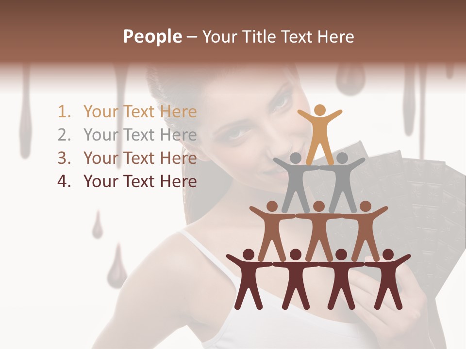 Calories Quality White PowerPoint Template