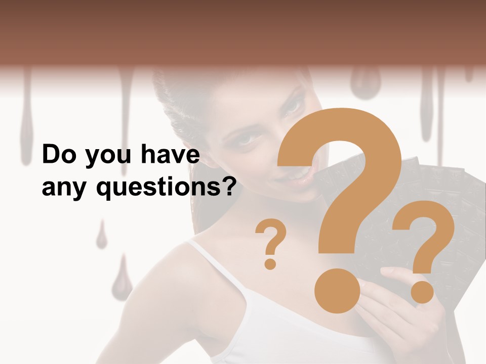 Calories Quality White PowerPoint Template