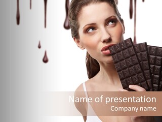 Cacao Brushes Smile PowerPoint Template