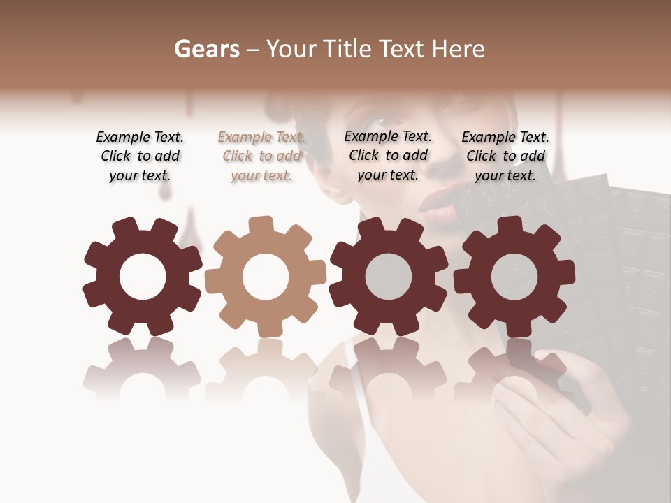 Cacao Brushes Smile PowerPoint Template