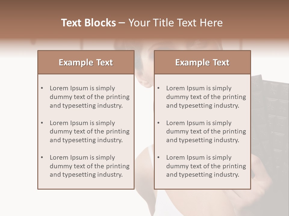Cacao Brushes Smile PowerPoint Template