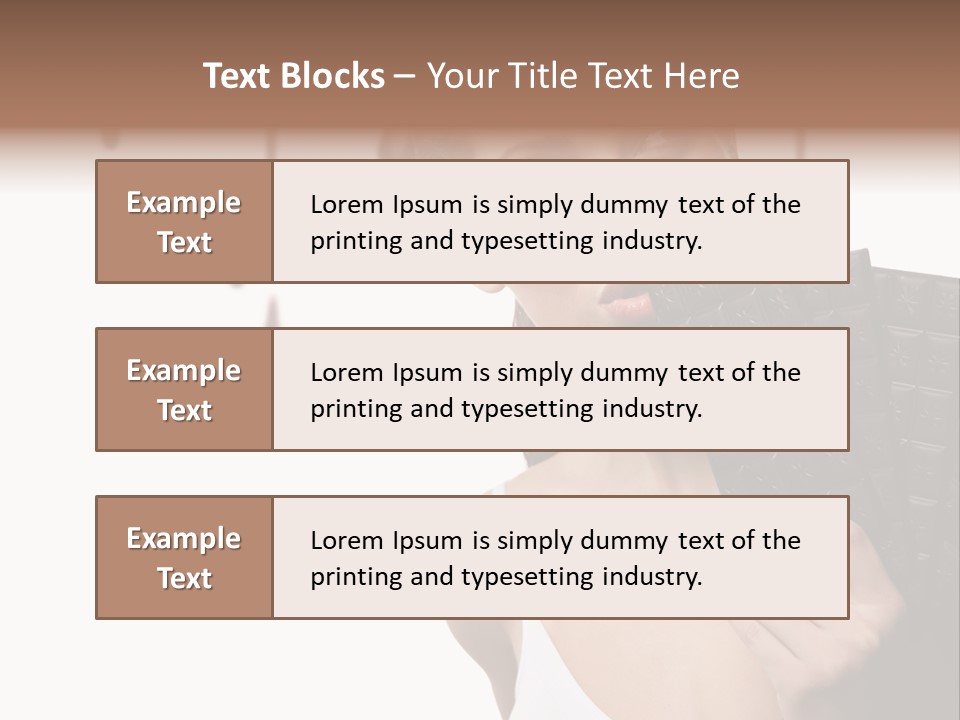 Cacao Brushes Smile PowerPoint Template
