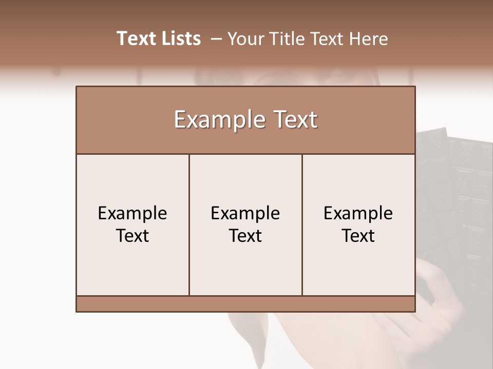 Cacao Brushes Smile PowerPoint Template