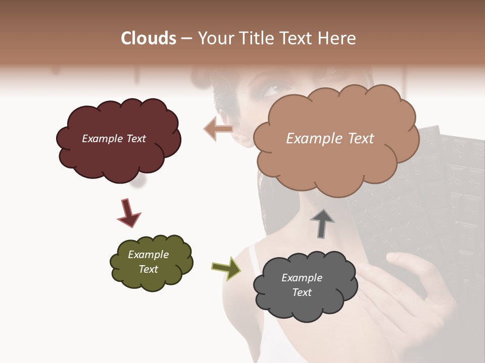 Cacao Brushes Smile PowerPoint Template