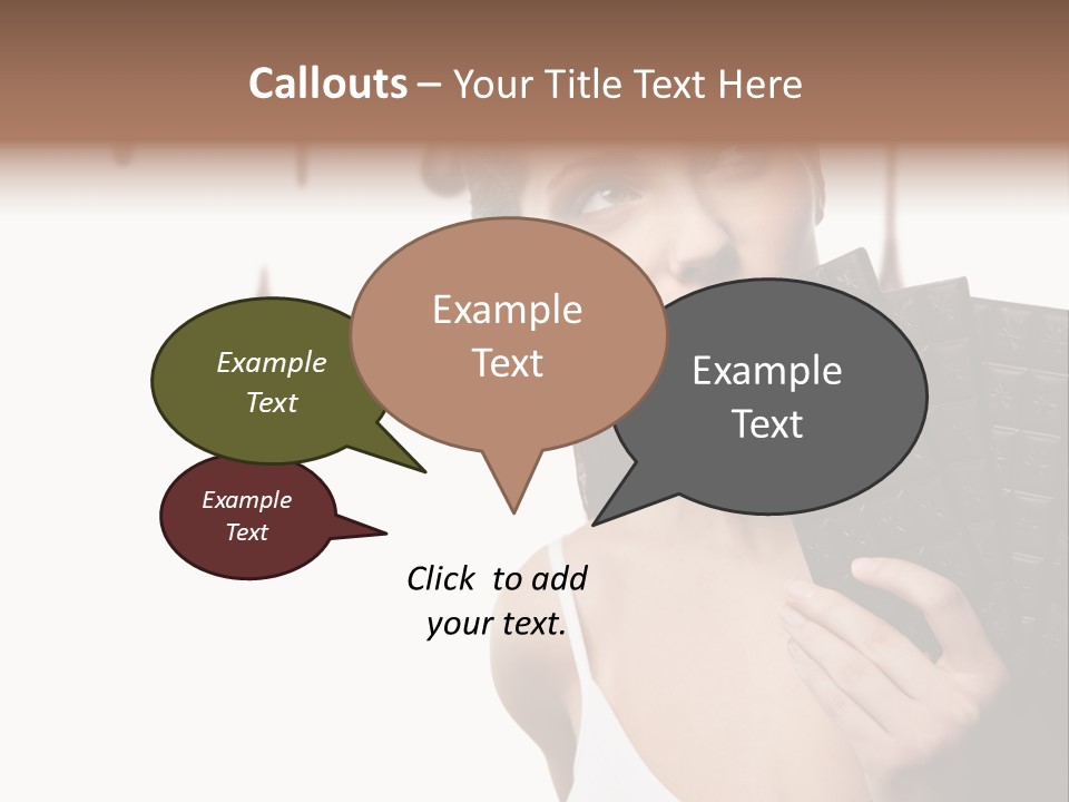 Cacao Brushes Smile PowerPoint Template