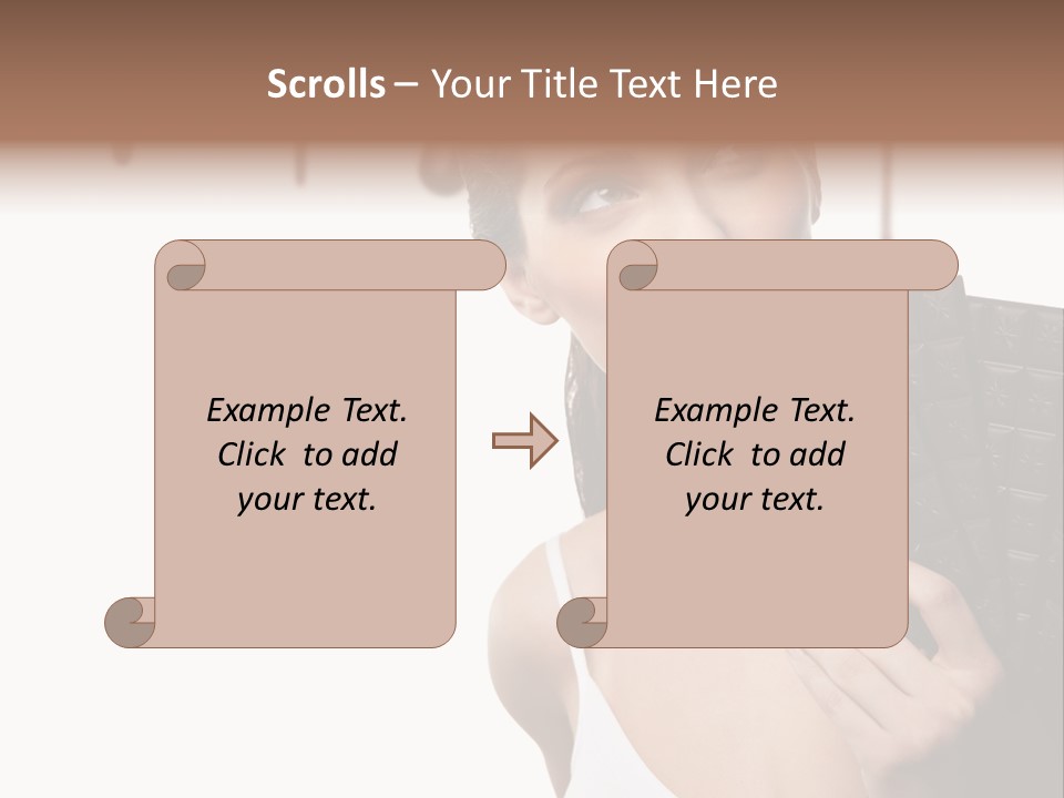 Cacao Brushes Smile PowerPoint Template