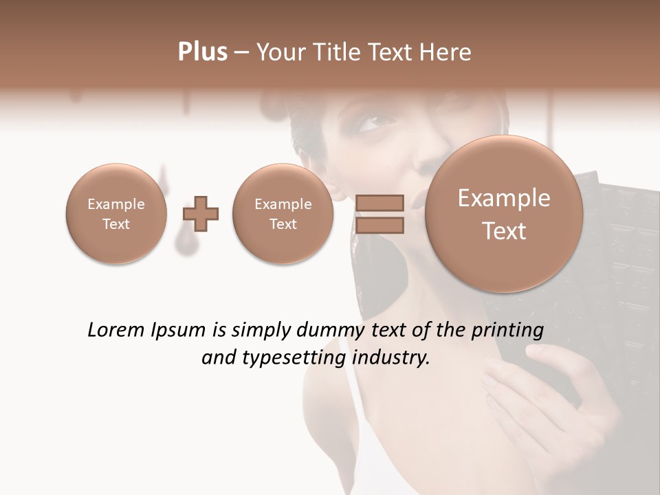 Cacao Brushes Smile PowerPoint Template
