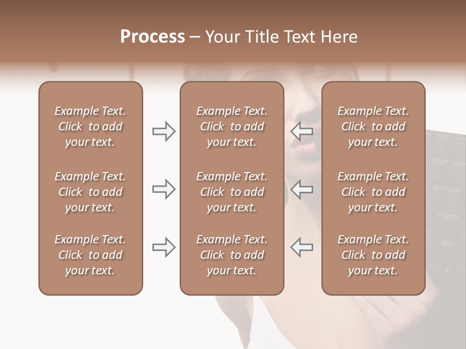 Cacao Brushes Smile PowerPoint Template