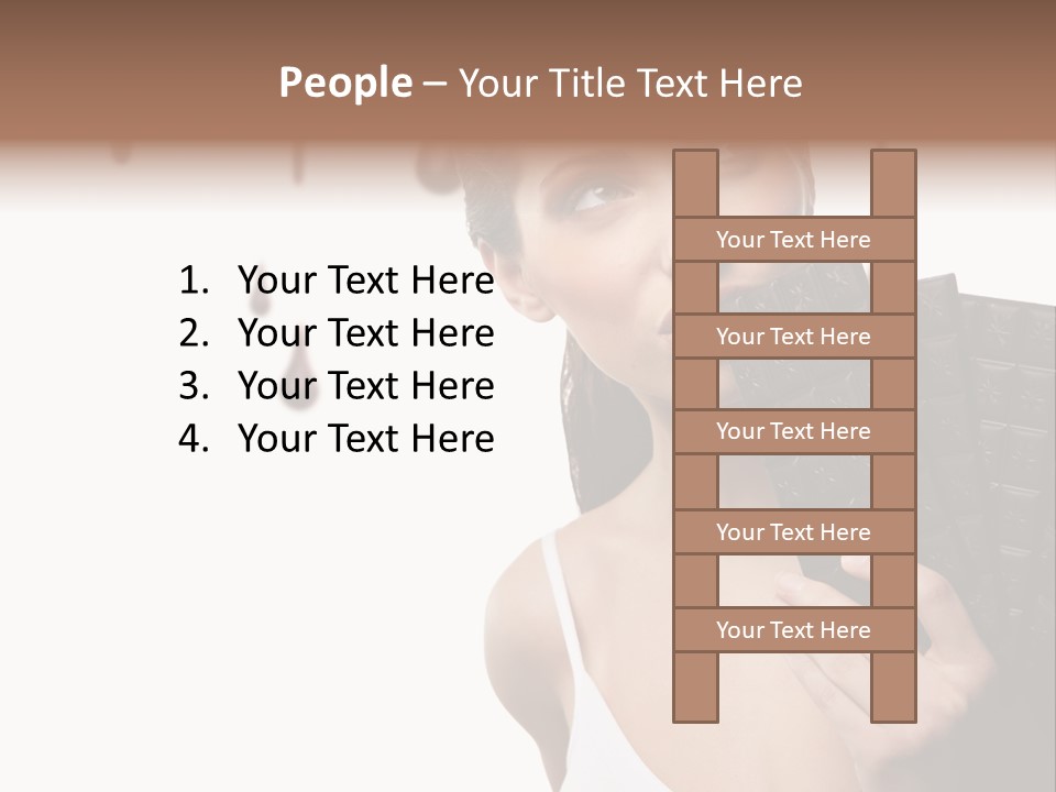 Cacao Brushes Smile PowerPoint Template