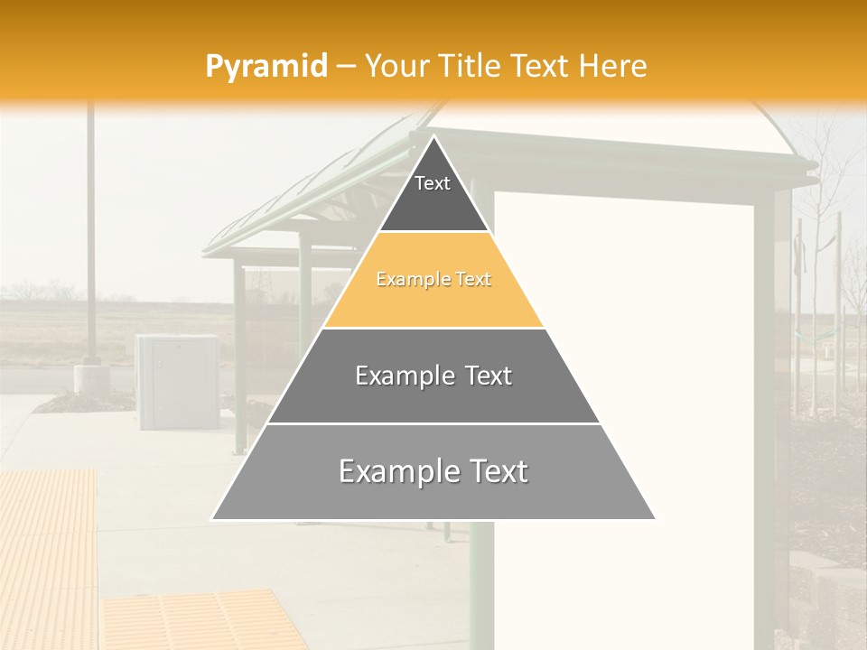 Bus Shelter Transportation PowerPoint Template