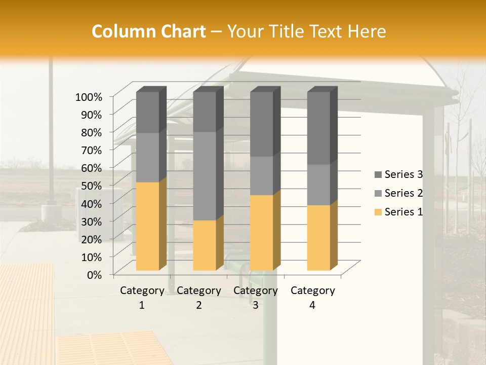 Bus Shelter Transportation PowerPoint Template