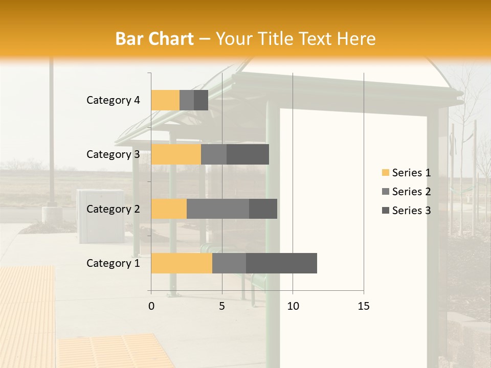 Bus Shelter Transportation PowerPoint Template