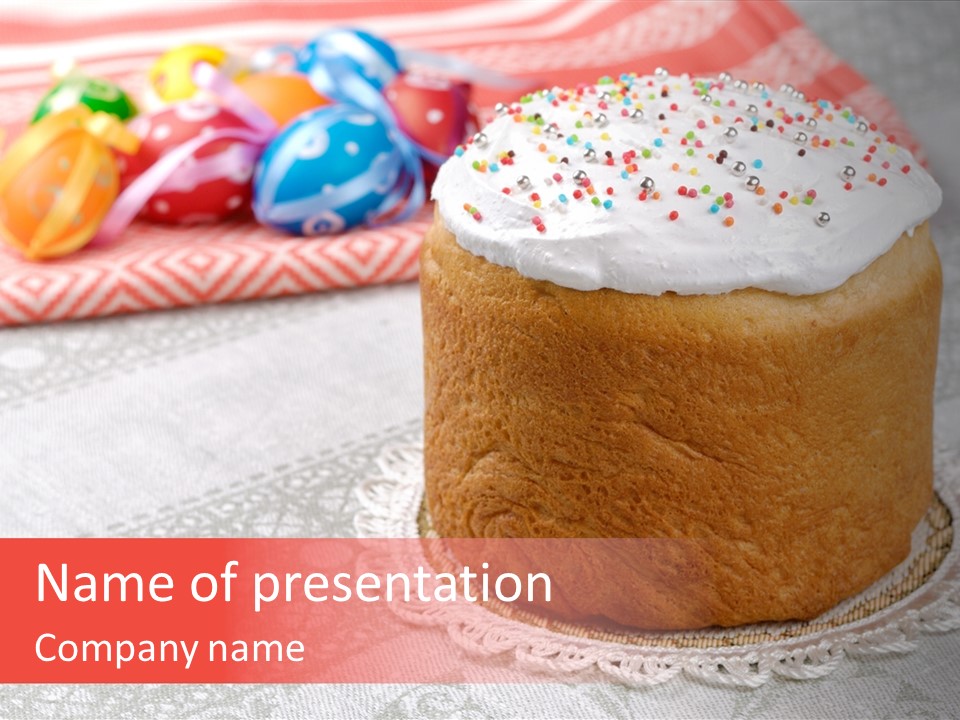 Baked White Christianity PowerPoint Template