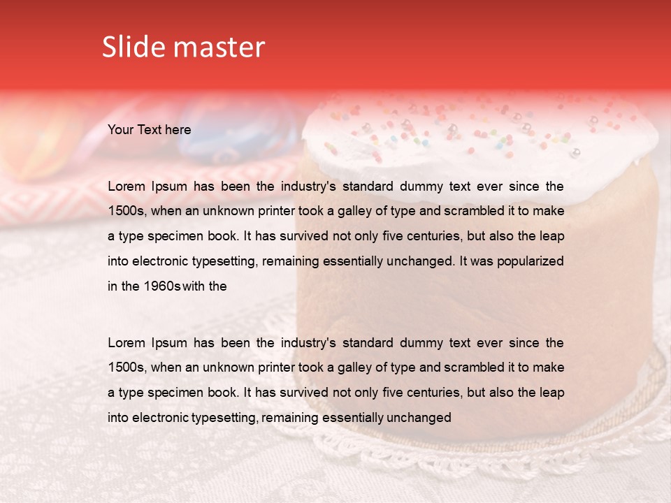 Baked White Christianity PowerPoint Template