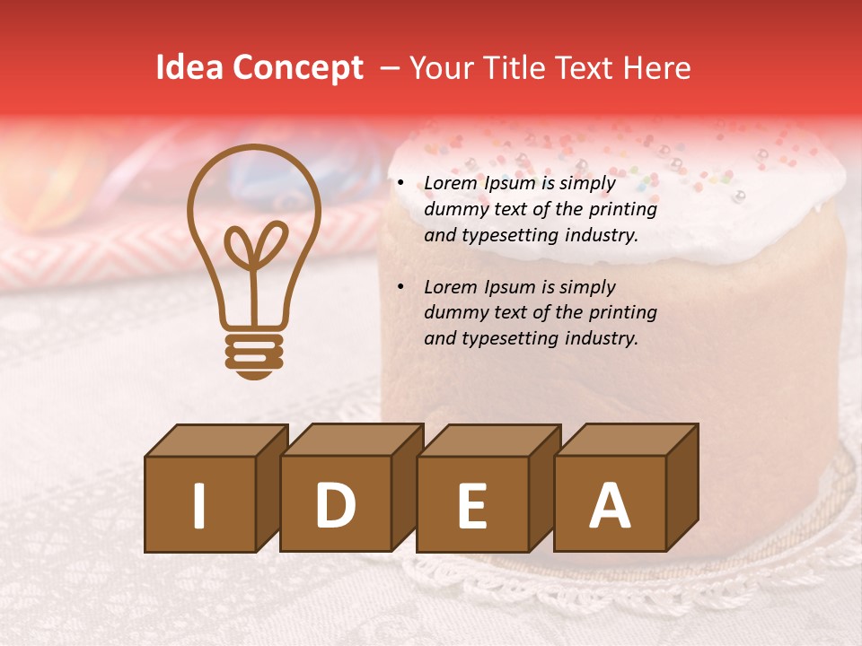 Baked White Christianity PowerPoint Template