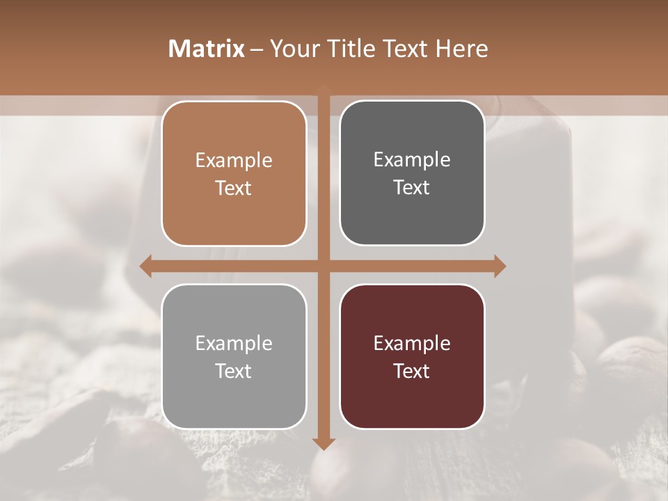 Black Cocoa Mocca PowerPoint Template