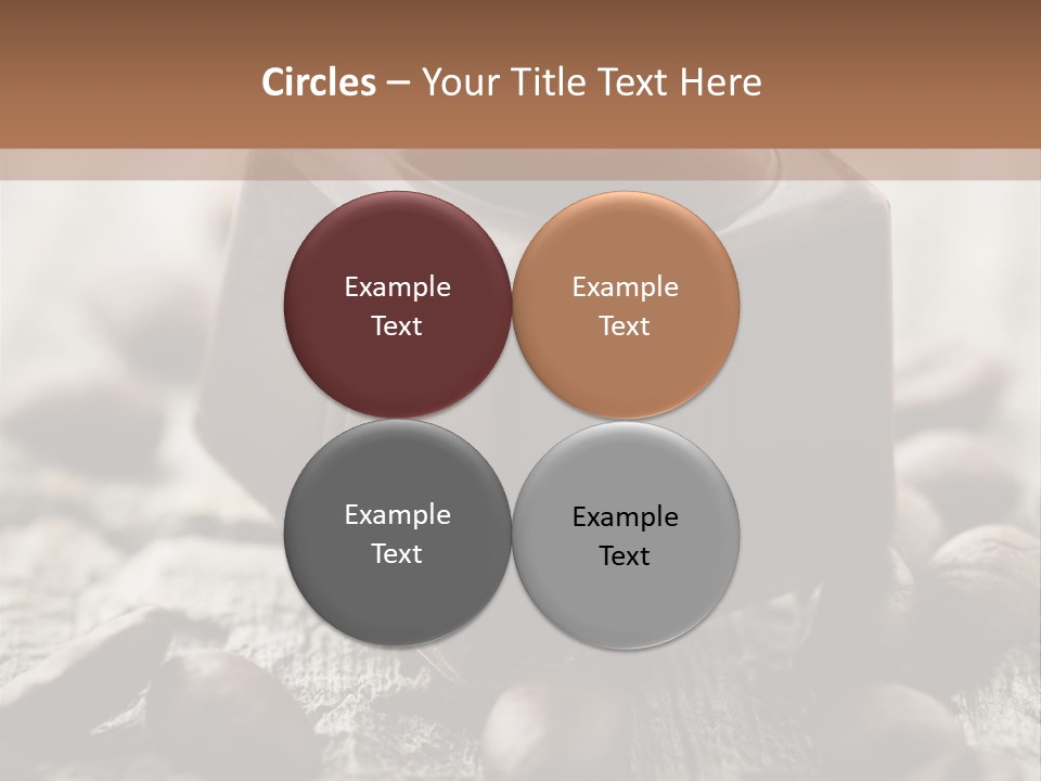 Black Cocoa Mocca PowerPoint Template