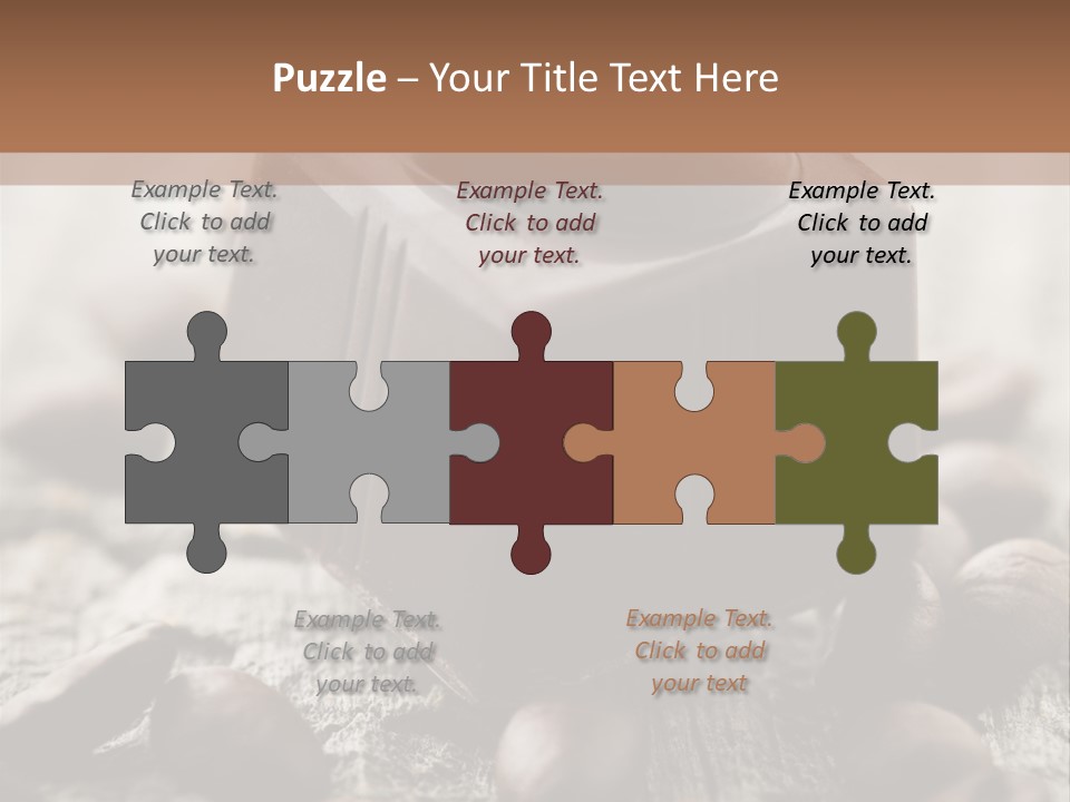 Black Cocoa Mocca PowerPoint Template