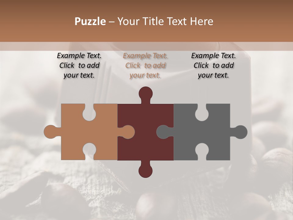 Black Cocoa Mocca PowerPoint Template