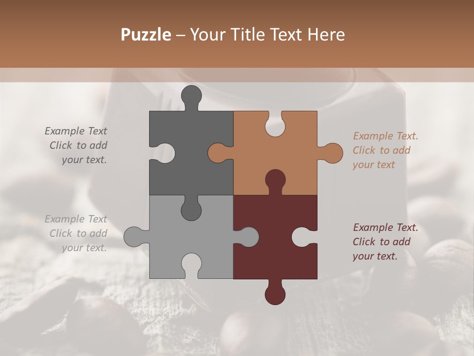 Black Cocoa Mocca PowerPoint Template