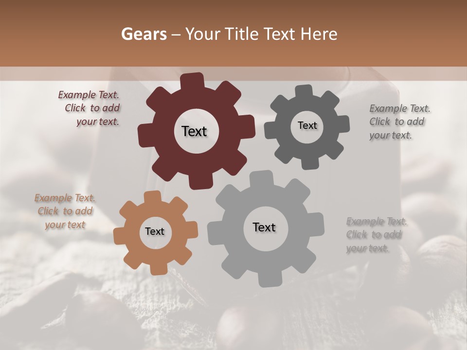 Black Cocoa Mocca PowerPoint Template