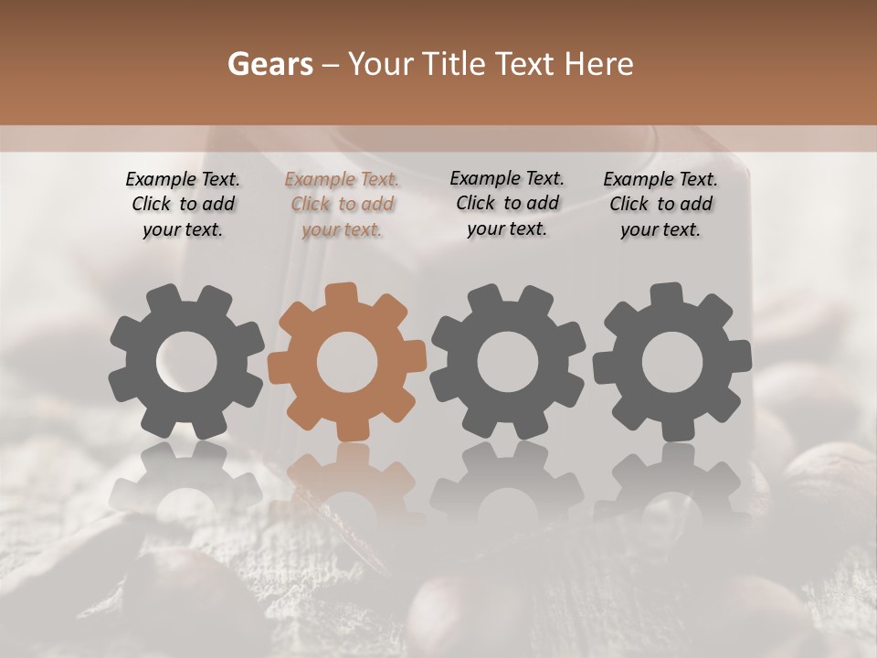 Black Cocoa Mocca PowerPoint Template