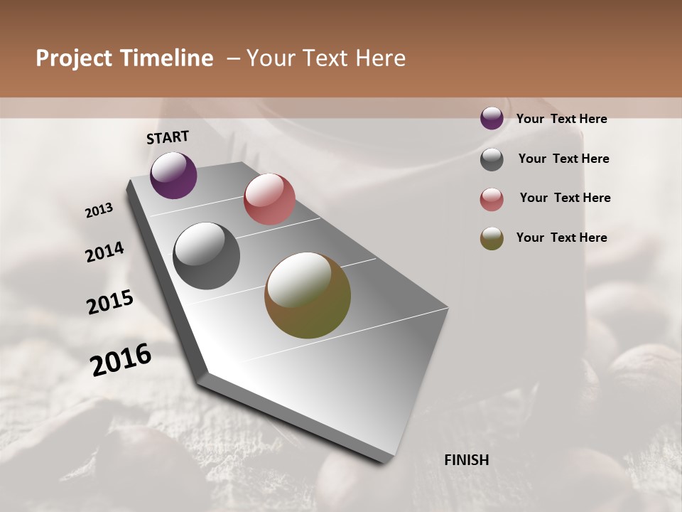 Black Cocoa Mocca PowerPoint Template