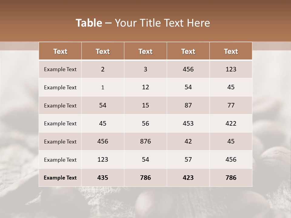 Black Cocoa Mocca PowerPoint Template