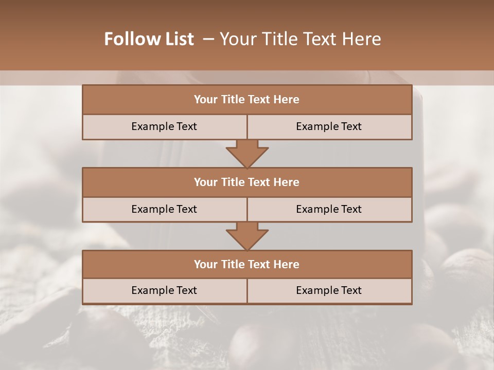 Black Cocoa Mocca PowerPoint Template