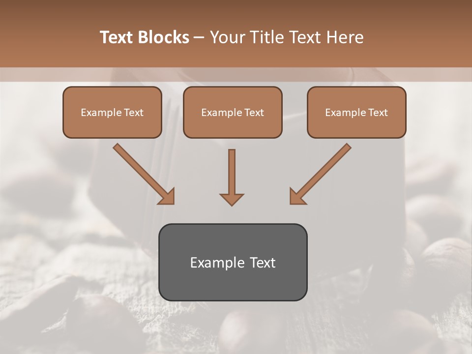 Black Cocoa Mocca PowerPoint Template