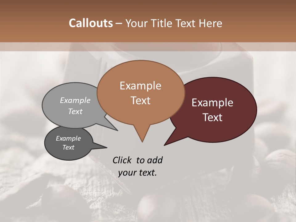 Black Cocoa Mocca PowerPoint Template