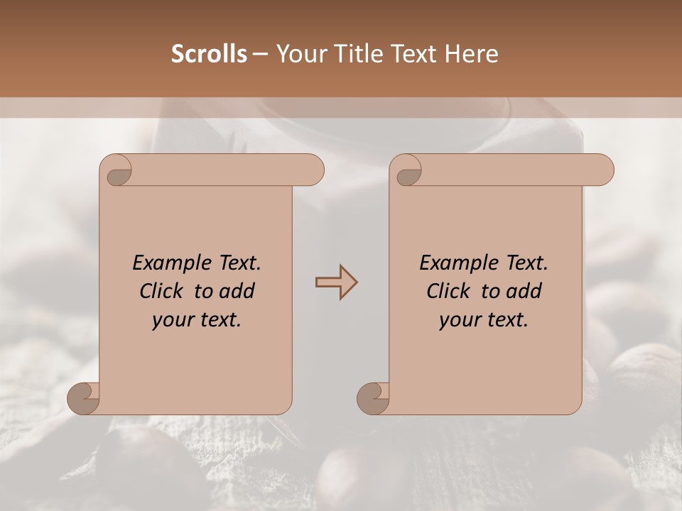 Black Cocoa Mocca PowerPoint Template